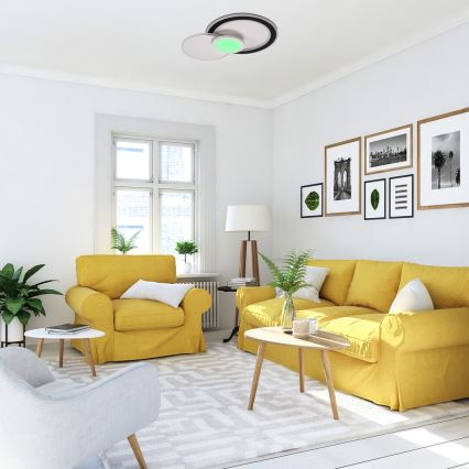 Rabalux - stmievateľné LED RGB stropné svietidlo LED/40W/230V 3000-6500K + diaľkové ovládanie priemer 31 cm