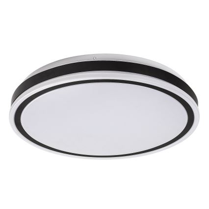 Rabalux - stmievateľné LED stropné svietidlo LED/20W/230V 3000-6500K priemer 38,5 cm čierne + diaľkové ovládanie