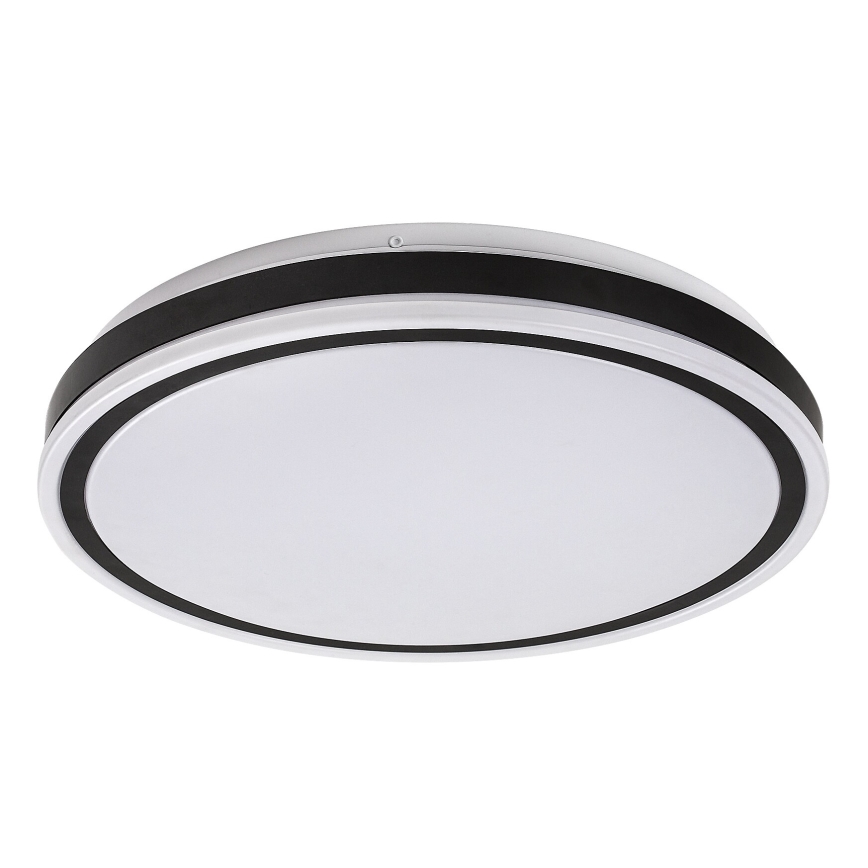 Rabalux - stmievateľné LED stropné svietidlo LED/20W/230V 3000-6500K priemer 38,5 cm čierne + diaľkové ovládanie
