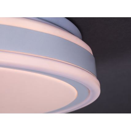 Rabalux - LED stmievateľné stropné svietidlo LED/23W/230V 3000-6500K priemer 38,5 cm biela + diaľkové ovládanie