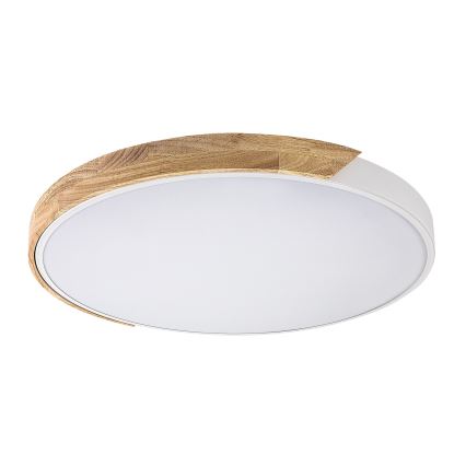 Rabalux - LED stropné svietidlo LED/40W/230V 3000/4000/6500K biela/dub pr. 61 cm