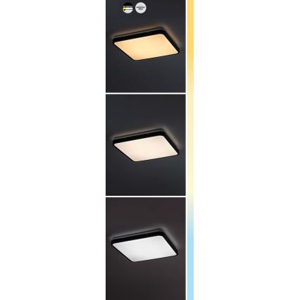Rabalux - LED Kúpeľňové stropné svietidlo LED/24W/230V 3000/4000/6000K IP44 29x29 cm biela