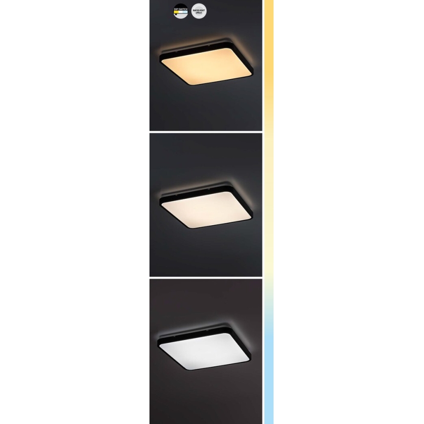 Rabalux - LED Kúpeľňové stropné svietidlo LED/24W/230V 3000/4000/6000K IP44 29x29 cm biela