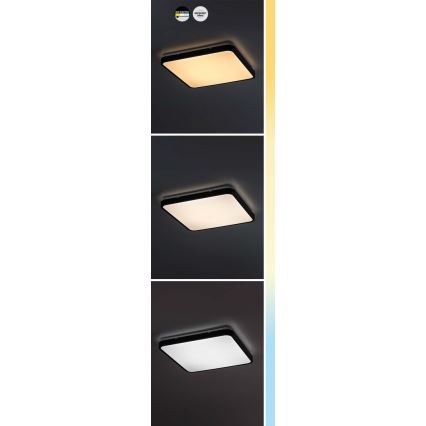 Rabalux - LED Kúpeľňové stropné svietidlo LED/36W/230V 3000/4000/6000K IP44 42x42 cm biela