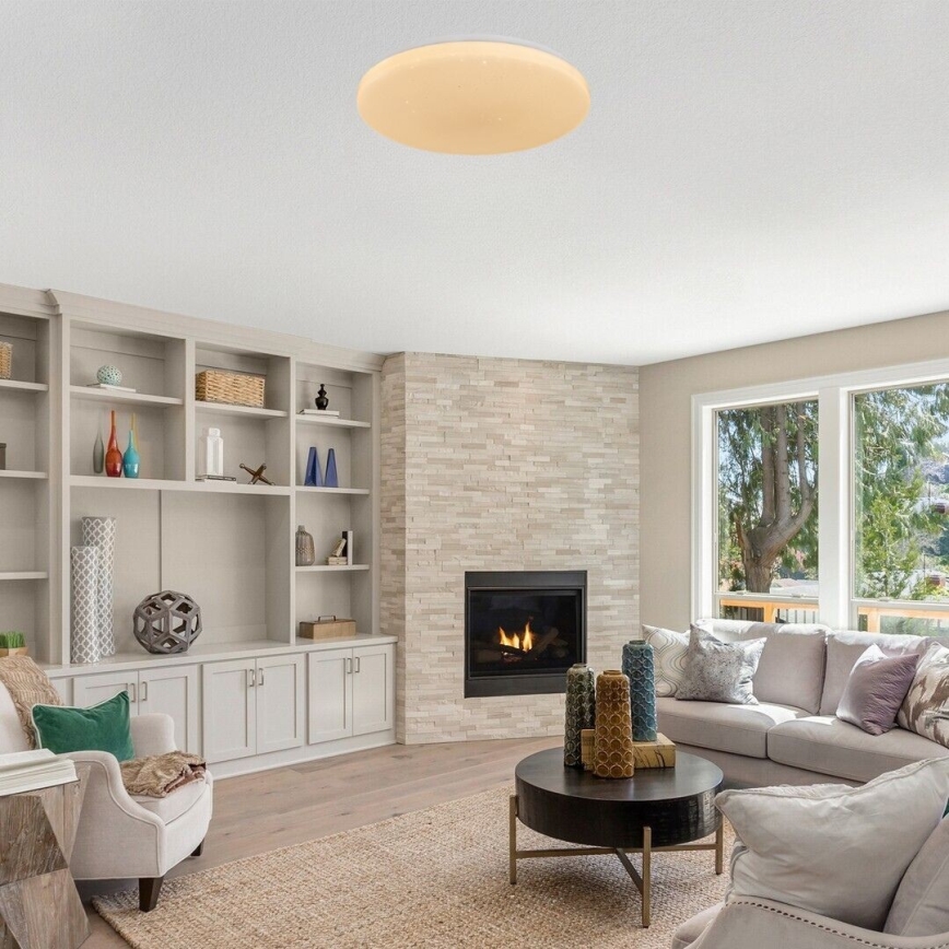 Rabalux - LED stmievateľné stropné svietidlo LED/22W/230V 3000-6500K priemer 33 cm + diaľkové ovládanie