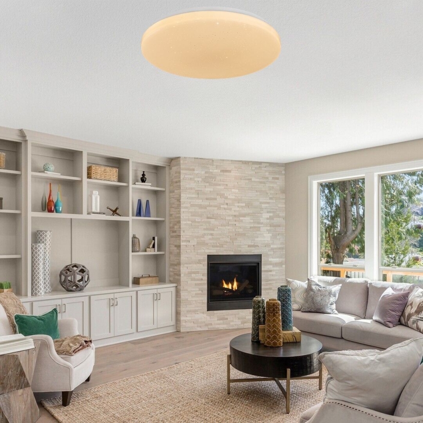 Rabalux - LED Stmievateľné stropné svietidlo LED/80W/230V 3000-6500K pr. 77 cm + diaľkové ovládanie