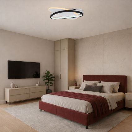 Rabalux - LED Stmievateľné stropné svietidlo LED/57W/230V 3000-6000K 45x30,5 cm + diaľkové ovládanie