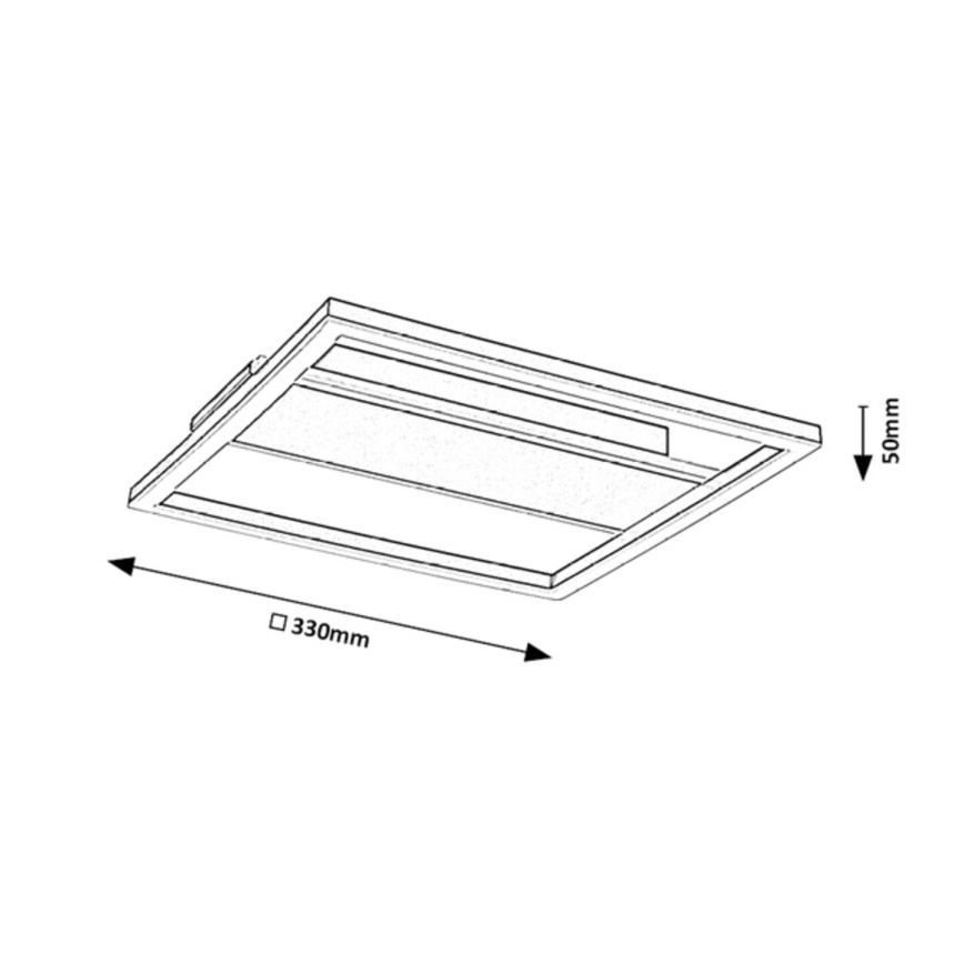 Rabalux - LED Stropné svietidlo LED/24W/230V 33x33 cm