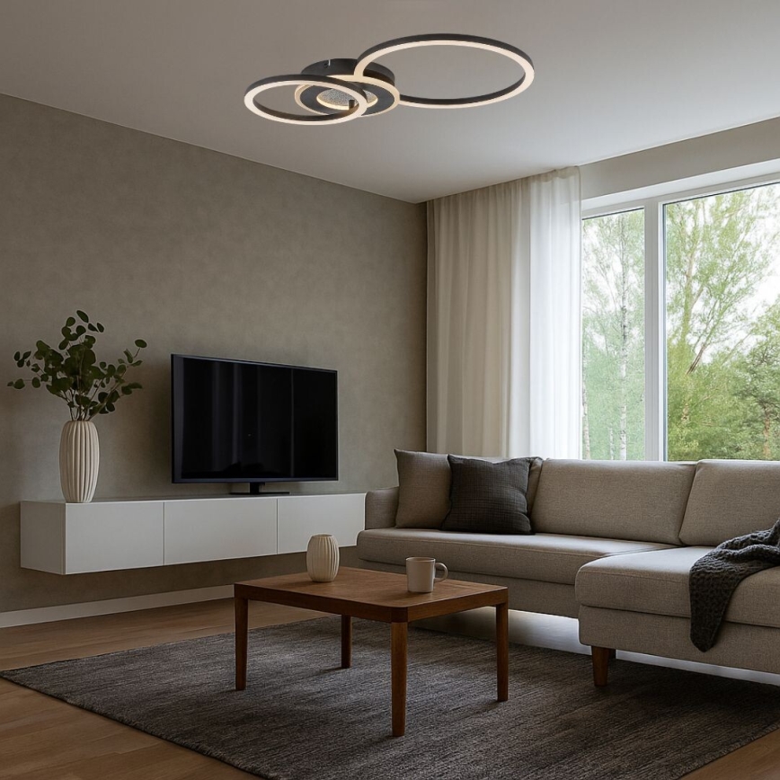 Rabalux - LED stmievateľné stropné svietidlo LED/24W/230V 3000-6500K 46x33 cm + diaľkové ovládanie