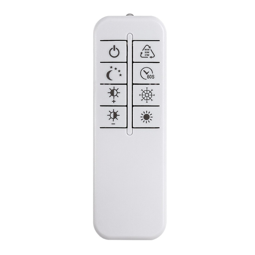 Rabalux - LED stmievateľné stropné svietidlo LED/24W/230V 3000-6500K 46x33 cm + diaľkové ovládanie
