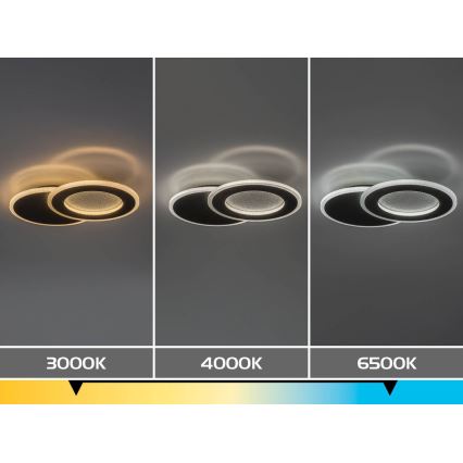 Rabalux - LED stmievateľné stropné svietidlo LED/24W/230V 3000-6500K 35x23 cm + diaľkové ovládanie