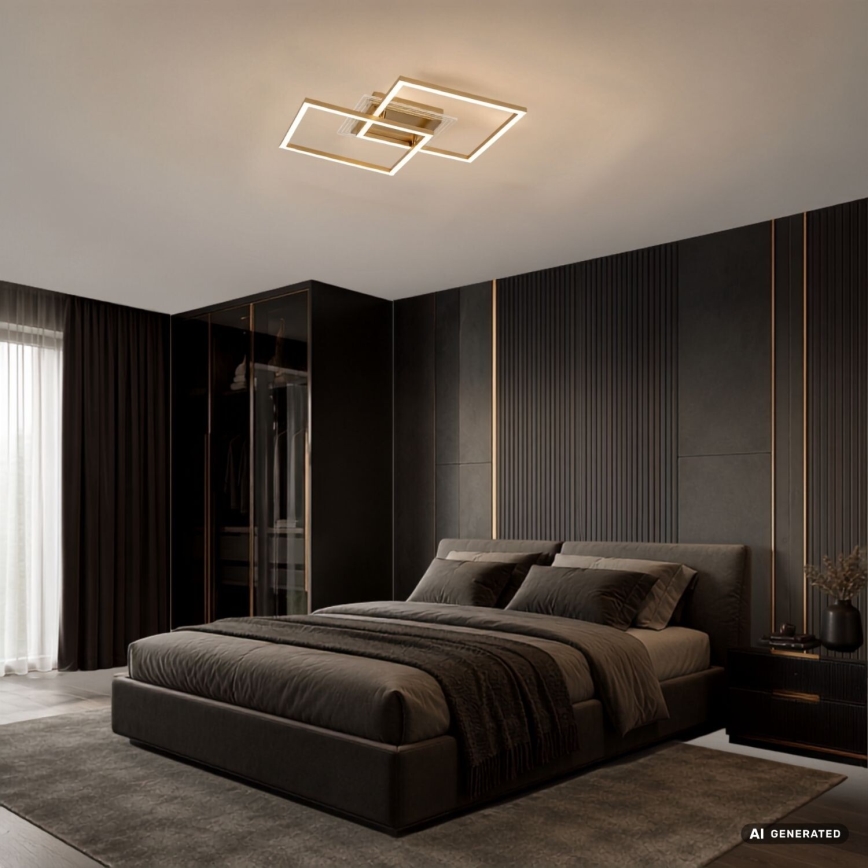 Rabalux - LED Stropné svietidlo LED/28W/230V 3000K 47x70 cm zlaté