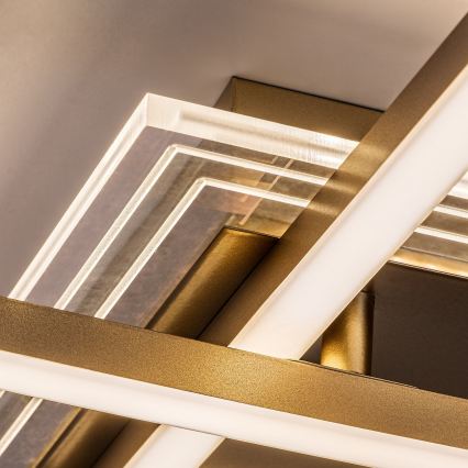 Rabalux - LED Stropné svietidlo LED/28W/230V 3000K 47x70 cm zlaté