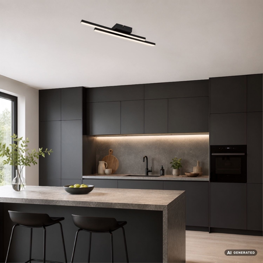 Rabalux - LED Stropné svietidlo LED/12W/230V 4000K čierna