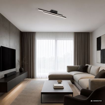 Rabalux - LED Stropné svietidlo LED/12W/230V 4000K čierna
