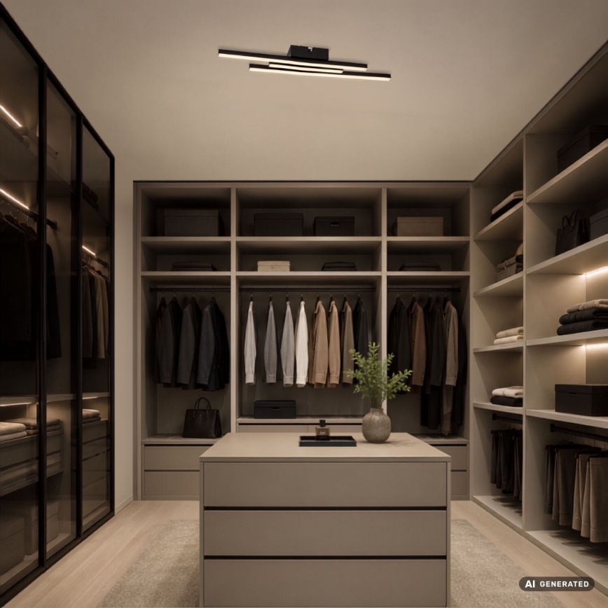 Rabalux - LED stropné svietidlo LED/18W/230V 4000K čierna