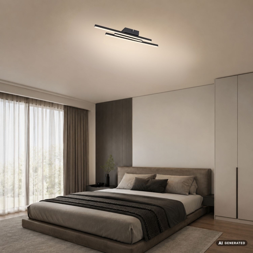 Rabalux - LED stropné svietidlo LED/18W/230V 4000K čierna