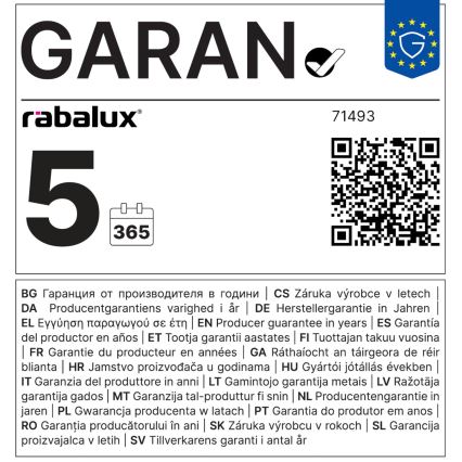 Rabalux - LED stropné svietidlo LED/18W/230V 3000K béžové