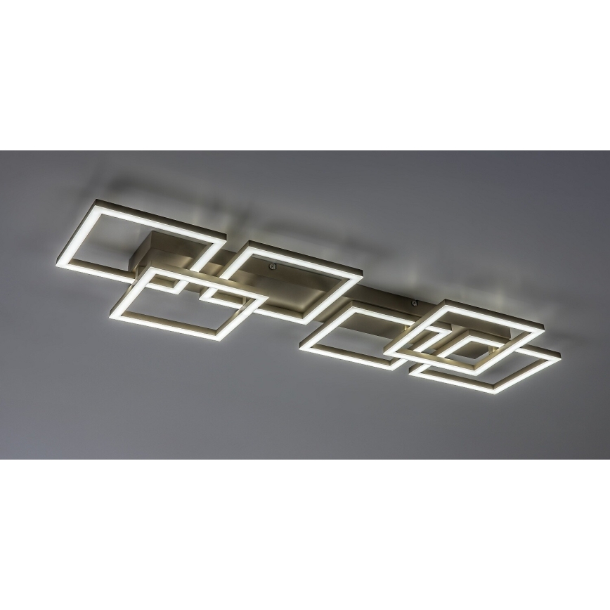 Rabalux - LED Stmievateľné stropné svietidlo LED/40W/230V 3000-6500K 33x100 cm béžová + diaľkové ovládanie