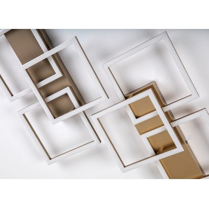 Rabalux - LED Stmievateľné stropné svietidlo LED/40W/230V 3000-6500K 33x100 cm béžová + diaľkové ovládanie