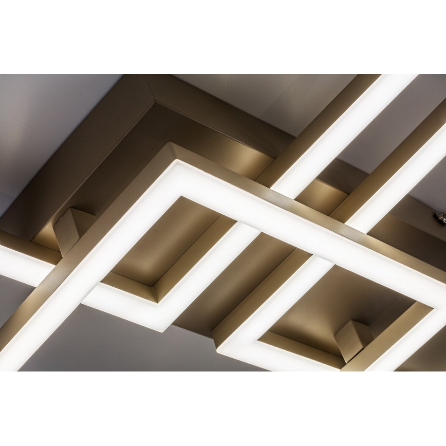 Rabalux - LED Stmievateľné stropné svietidlo LED/40W/230V 3000-6500K 33x100 cm béžová + diaľkové ovládanie