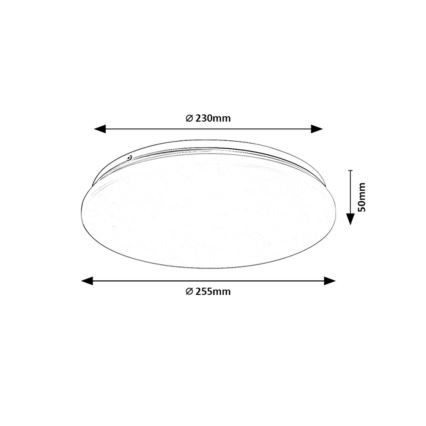 Rabalux - LED Kúpeľňové stropné svietidlo LED/18W/230V IP44 4000K pr. 32 cm