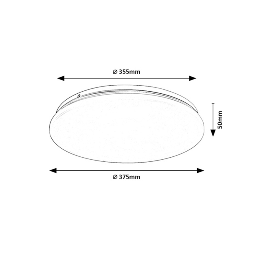 Rabalux - LED stropné svietidlo LED/24W/230V 4000K pr. 37,5 cm