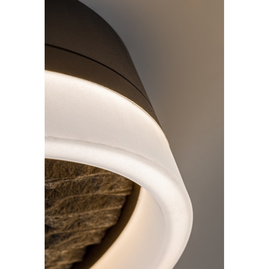 Rabalux - LED Stmievateľné stropné svietidlo LED/24W/230V 3000-6500K pr. 40 cm čierna + diaľkové ovládanie