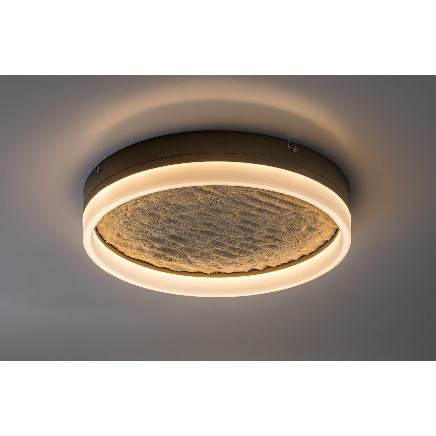 Rabalux - LED stmievateľné stropné svietidlo LED/24W/230V 3000-6500K pr. 40 cm béžové + diaľkové ovládanie