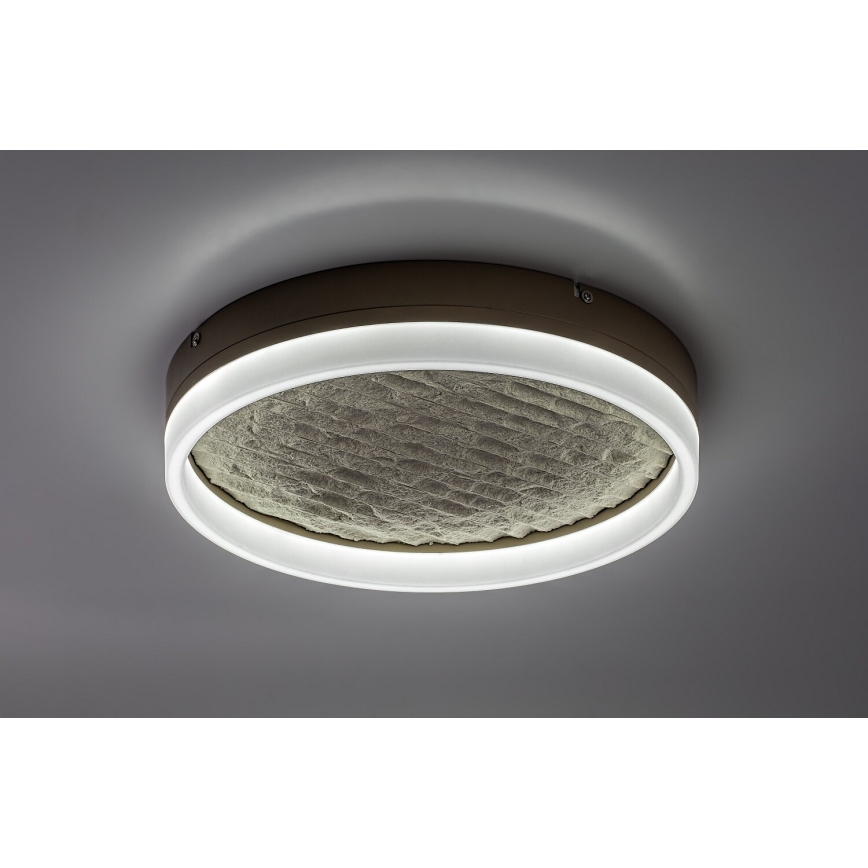 Rabalux - LED stmievateľné stropné svietidlo LED/24W/230V 3000-6500K pr. 40 cm béžové + diaľkové ovládanie