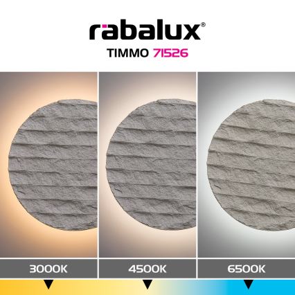 Rabalux - LED nástenné svietidlo LED/12W/230V 3000/4500/6500K béžová