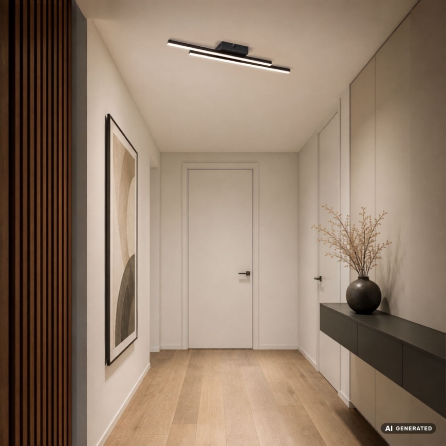 Rabalux - LED Stropné svietidlo LED/12W/230V 3000K čierne