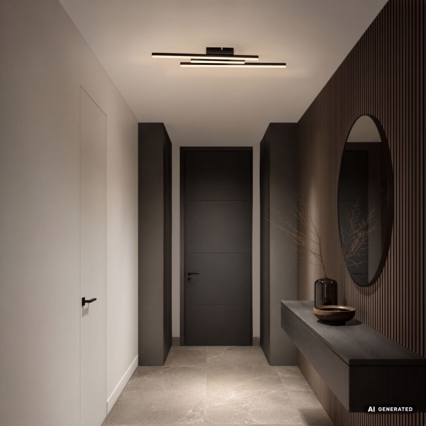 Rabalux - LED Stropné svietidlo LED/18W/230V 3000K čierna