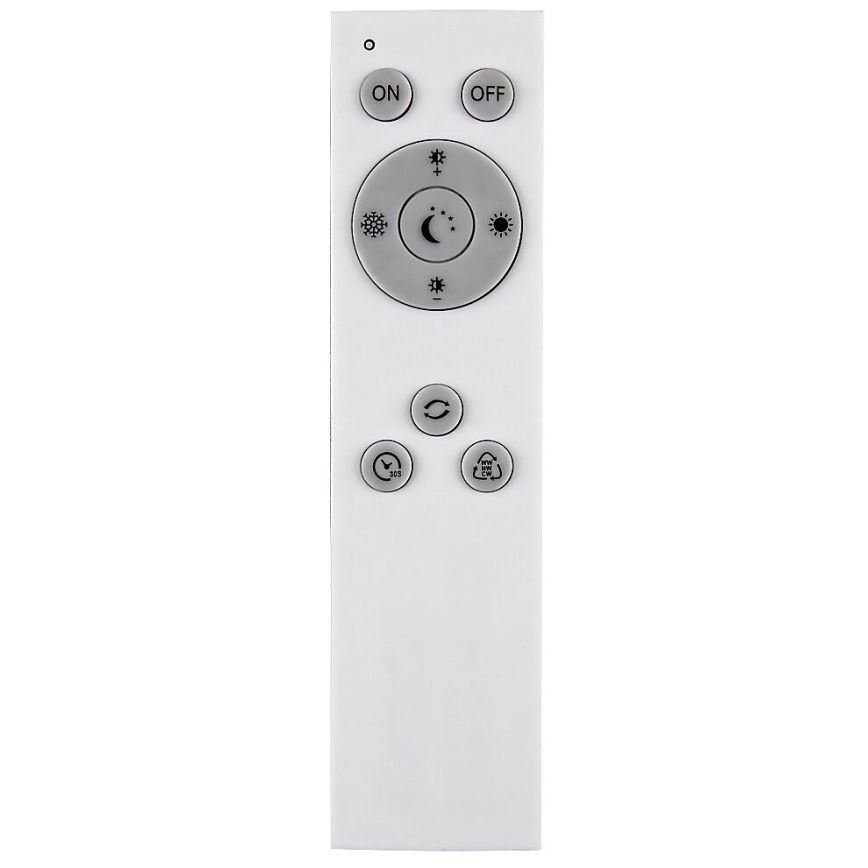 Rabalux - LED Stmievateľný luster na lanku LED/38W/230V 3000-6500K čierna + diaľkové ovládanie