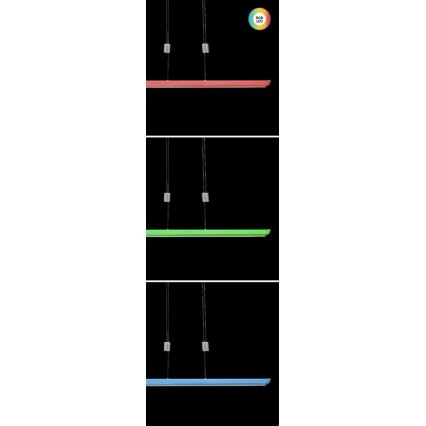 Rabalux - LED RGB Stmievateľný luster na lanku LED/24W/230V Wi-Fi Tuya + diaľkové ovládanie