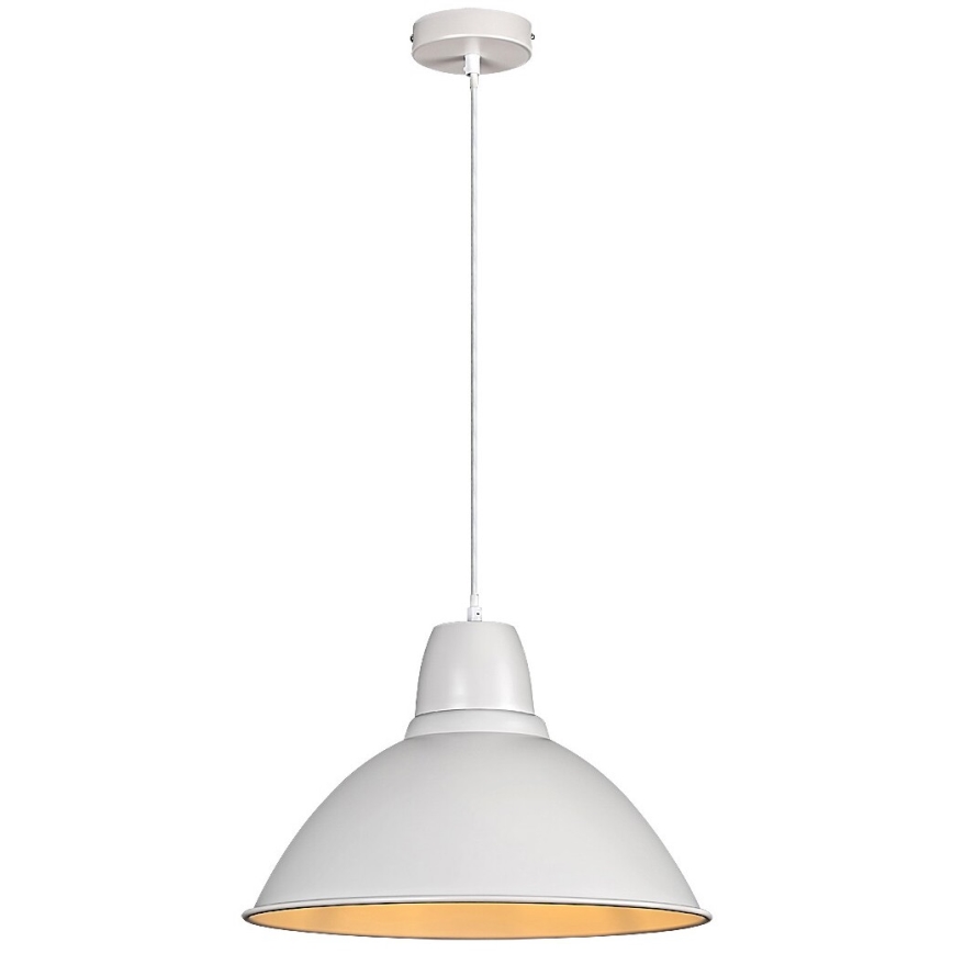 Rabalux - Luster na lanku 1xE27/60W/230V priemer 36 cm biely