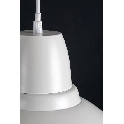 Rabalux - Luster na lanku 1xE27/60W/230V priemer 36 cm biely
