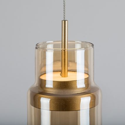 Rabalux - LED luster na lanku LED/10W/230V 3000K zlatá