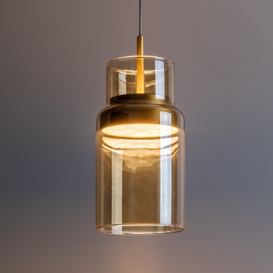 Rabalux - LED luster na lanku LED/10W/230V 3000K zlatá