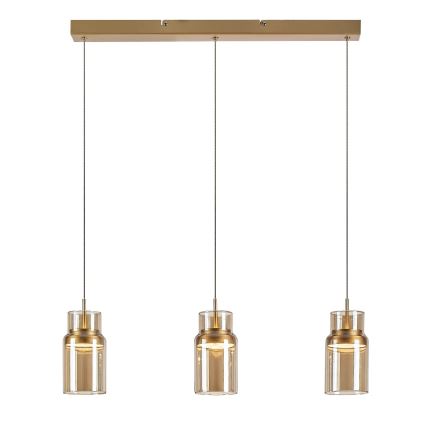 Rabalux - LED luster na lanku LED/27W/230V 3000K zlatý