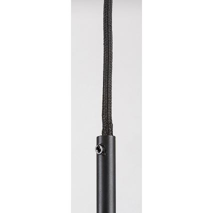 Rabalux - Luster na lanku 1xGU10/50W/230V číra/čierna