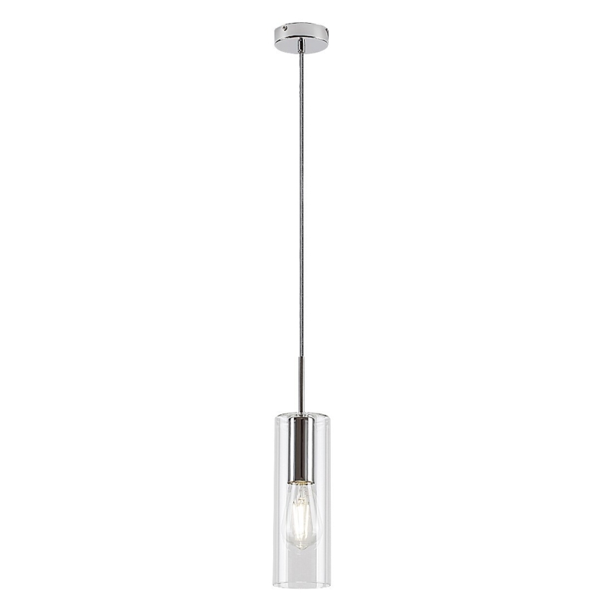 Rabalux - Luster na lanku 1xE27/40W/230V číra/lesklý chróm