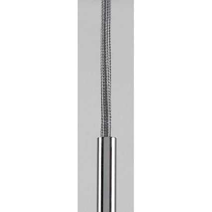 Rabalux - Luster na lanku 1xE27/40W/230V číra/lesklý chróm