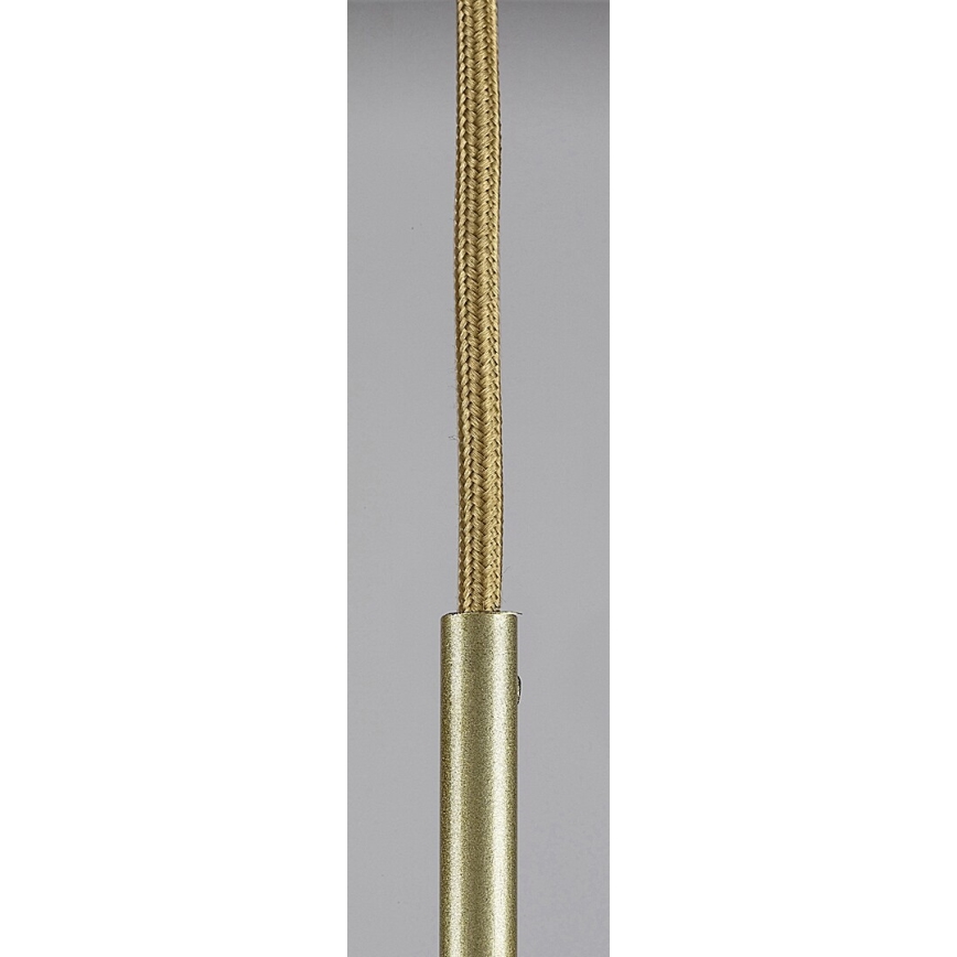 Rabalux - Luster na lanku 1xE27/40W/230V číra/zlatá