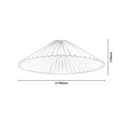 Rabalux - Tienidlo na luster max. 40W pr. 59 cm biela