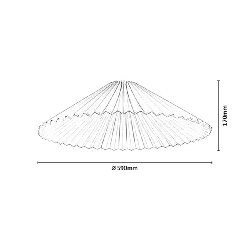 Rabalux - Tienidlo na luster max. 40W pr. 59 cm biela