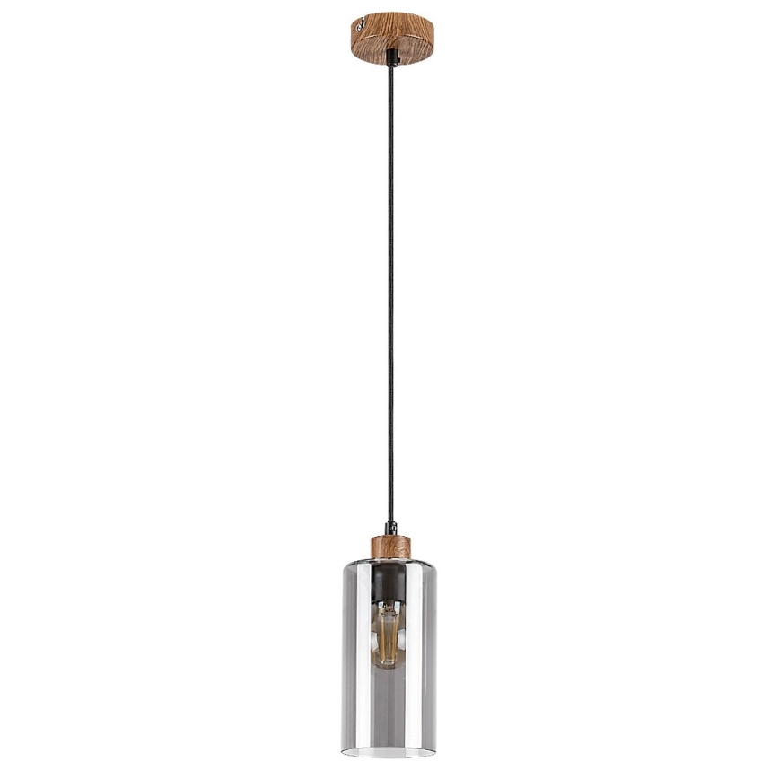 Rabalux - Luster na lanku 1xE27/25W/230V dub