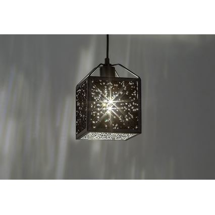 Rabalux - Luster na lanku 1xE27/40W/230V čierna