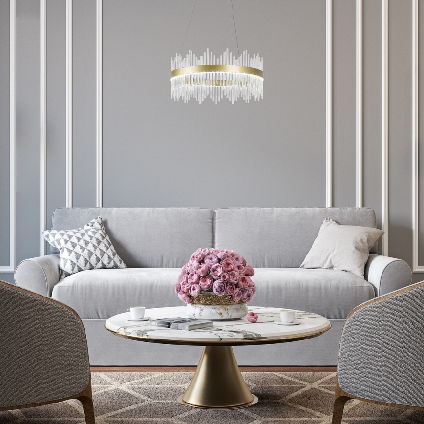 Rabalux - LED Luster na lanku LED/36W/230V 3000/4000/6000K zlatá