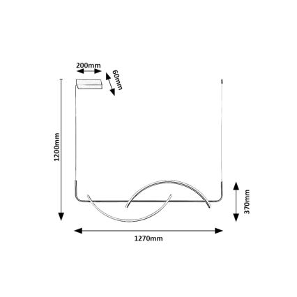 Rabalux - LED Luster na lanku LED/35W/230V